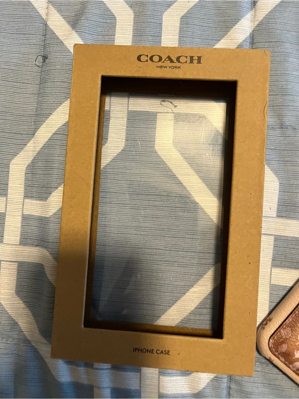 COACH Pink Floral & Signature Card Slot Phone Case